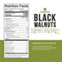 Hammons 8oz Black Walnuts - Wild Harvested - Non-GMO, Gluten Free, High Protein, Keto Snack - Recipe Ready Nuts Great