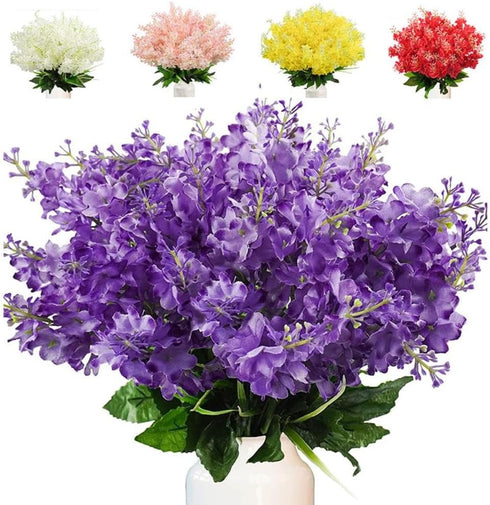 NURCIX Simulation Flowers Hyacinth Wheat Flowers Wisteria Flowers Wholesale Restaurant partition Flower Arrangement