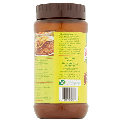 35.3 oz, 2 Pack (4.4lbs Knorr Beef Flavor Granulated Bouillon Family Size, Total)