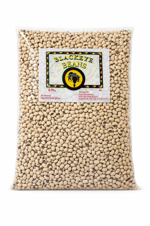 Generic African Market Online Black Eyed Beans, 2 lb, Dried Cowpeas, All Natural,