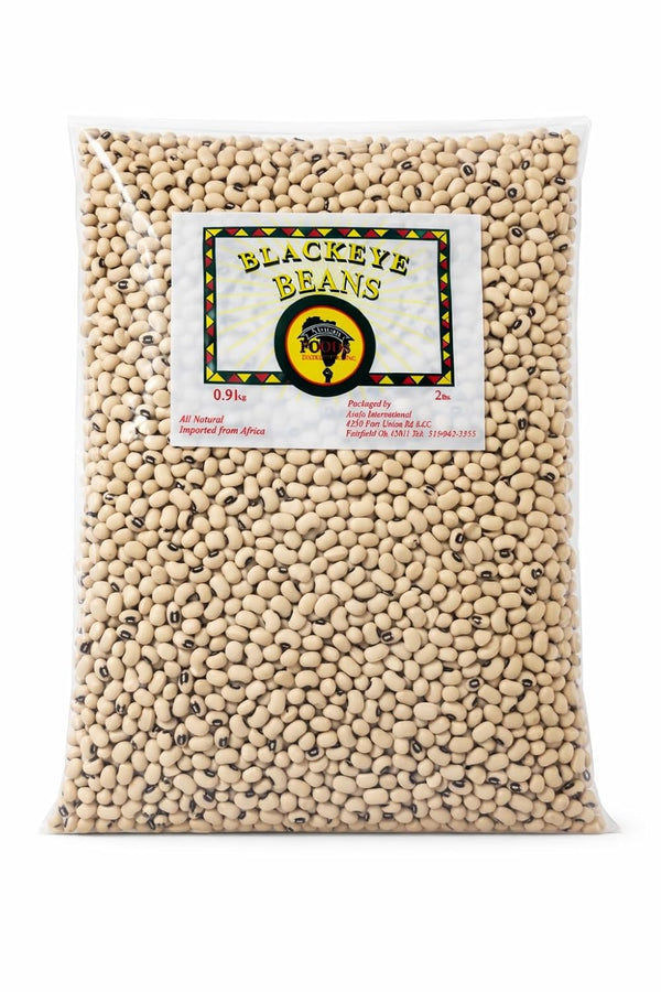 Generic African Market Online Black Eyed Beans, 2 lb, Dried Cowpeas, All Natural,