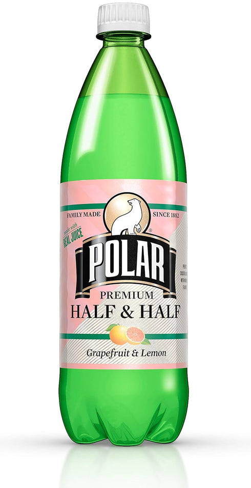 Polar Beverages Half, 33.8 Fluid Ounce (Pack of 12)