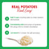 100% 4 4 (Pack 12) Idahoan Roasted Garlic Mashed Potatoes, Naturally Gluten-Free, Real Idaho Potatoes, servings per