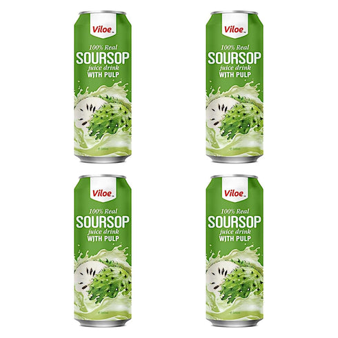 Generic Soursop Sweetsop Viloe Juice with pulp Tropical Delight 100% Juice 16.9 fl