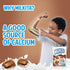 Milkita Creamy Shake Candy Bag, Gluten Free Chewy Candies with Calcium & Real Milk - 25 Pcs, Chocolate Flavor