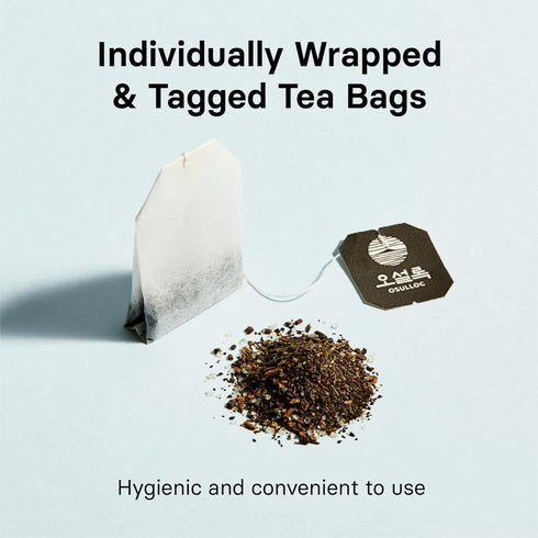 20 count OSULLOC Honey Pear Tea (Sweet Pear & Honey Flavor), Iced tea bags Fruit tea Blend, Premium Teabags from Jeju