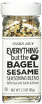 Trader Joe's. Trader Joe's Everything but the Bagel Sesame Seasoning Blend 2.3 oz, Pack