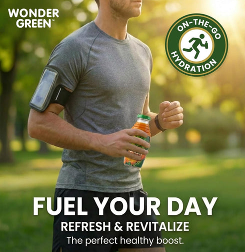 Wonder Green 100% 8.45 oz (6 Pack) Organic Carrot, Celery & Kale Cold Pressed Juice, | Vegetable Juice Blend, All