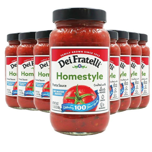 Dei Fratelli Homestyle Pasta Sauce (24 oz. Jars, 8 pack) - Vine-Ripened