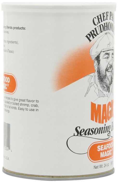 Chef Paul Prudhomme's 24-Ounce (Pack 2) Chef Paul Seafood Magic Seasoning, Canisters