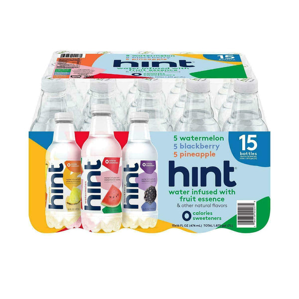 Hint Flavored Water Variety Pack 15 X 16 Fl Oz Net Wt