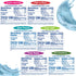 Simccppley Pack 12 16.9 oz Clear Fruit Water - Variety - Flavored Water Bottles of fl Each - Liquid Hydration