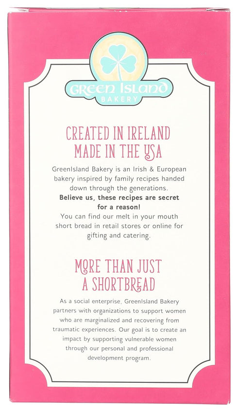 Green Island Bakery 5 , Cookies Shortbread Irish Strawberry, Ounce