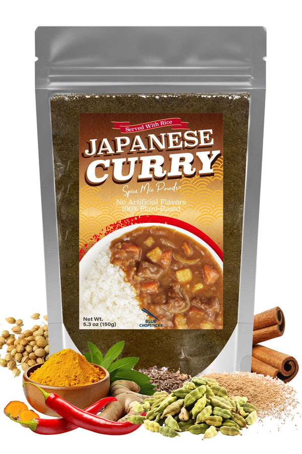 Store Authentic Japanese Curry Roux Powder Medium Hot, 12-Spice Blend Sauce Mix, 100%