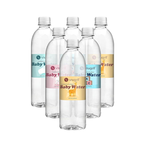 Snugell Bottled Distilled Water for Baby Care Ultra-Pure, BPA-Free, Ideal for Formula