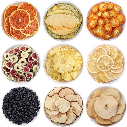 ECYC Ltd 17.6oz (500g) Natural Dried Fruit, Freeze Dried Fruit Bulk Herbal Fruit Teas Dehydrated Fruit Slices for Tea