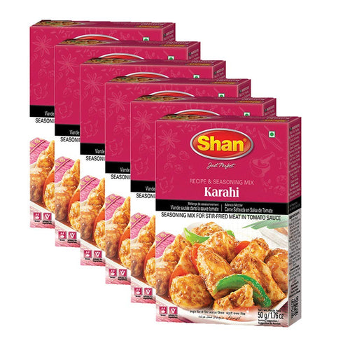 Shan - Karahi Seasoning Mix (50g) - Spice Packets for Karahi Masala