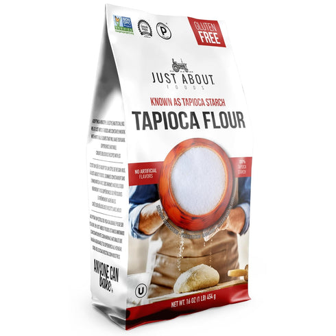Just About Foods Tapioca Flour, Gluten & Grain Free, No Artificial Flavors,