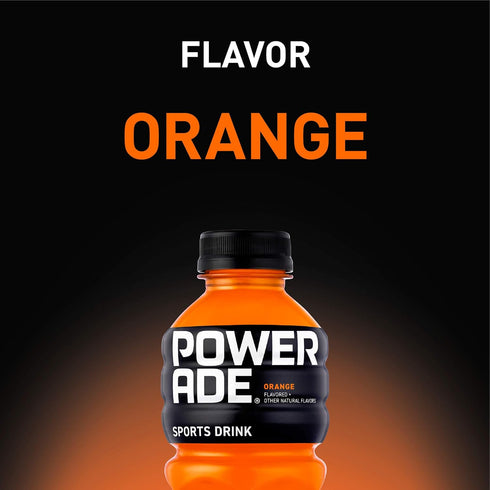 20 (Pack 8) POWERADE Sports Drink Orange, Ounce