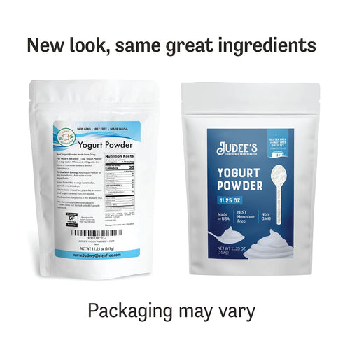 11.25 oz, Pack 1 Judee's Gluten Free Yogurt Powder - Versatile Baking & Smoothie Ingredient with Powdered Yogurt