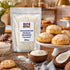 DM Sweets 20 oz Unsweetened Medium Shredded Coconut - of Fresh Dried Non GMO Coconut in Resealable Bag to Ensure