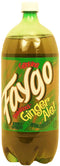 Faygo ginger ale soda, extra dry, 2-liter plastic bottle