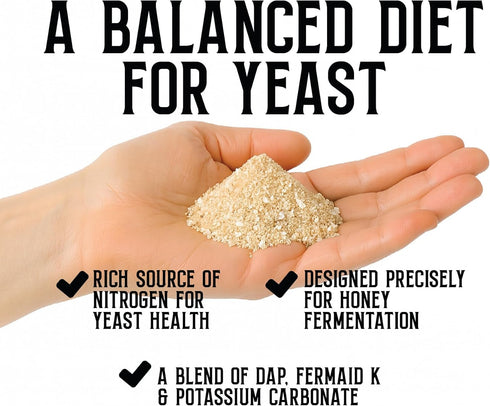D47 10 Craft A Brew - Mead Yeast Nutrient Bundle - Lalvin Yeast - For Fermentation - Home Brewing Ingredients - Mead