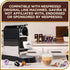 Pack 50 4 Don Francisco's and Cafe La Llave Espresso Capsule Variety - Recyclable Aluminum Pods Compatible