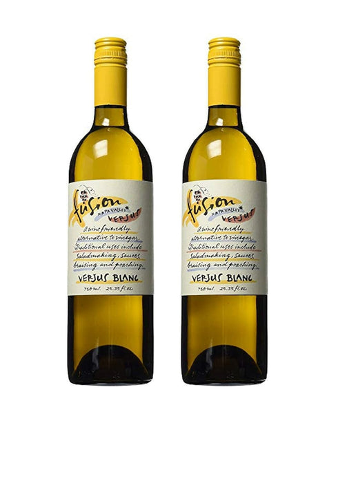 Fusion Napa Valley Verjus Blanc: Juice of Unripe Grapes, 25.35 fl.Ounce (750 ml)