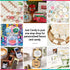 12 Peppermint(12 Pack) AGBD2 Pcs Birthday Hot Chocolate Spoons Gourmet Dark Chocolate Favors with Crushed Holiday Party
