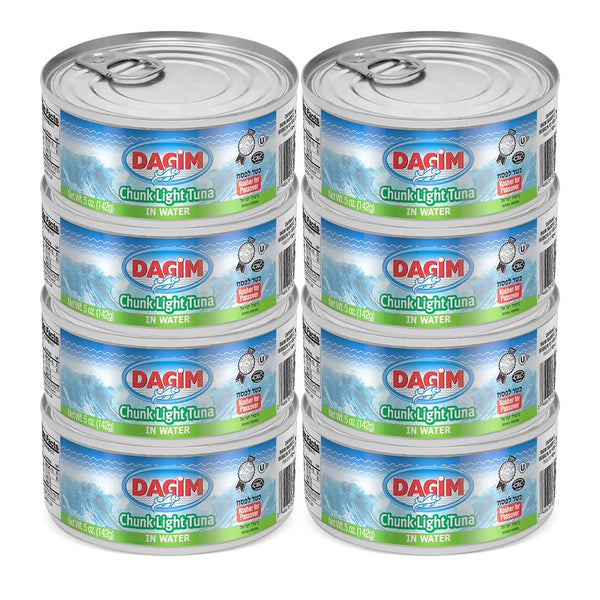 Dagim Chunk Light Tuna in Water Canned Tuna Fish 5 oz. Kosher for
