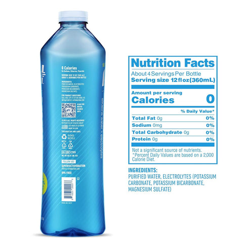9.5+ 1.5-Liter 12 Perfect Hydration pH Alkaline Drinking Water, Bottle, Made in the USA, Case
