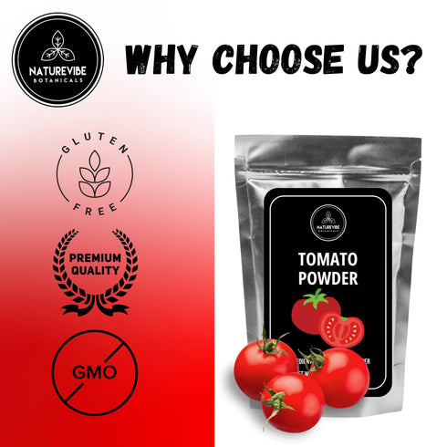 5lb 80 Tomato Powder by Naturevibe Botanicals | Non GMO and Gluten Free | Adds Flavor and Taste | Great for Skin | Bulk