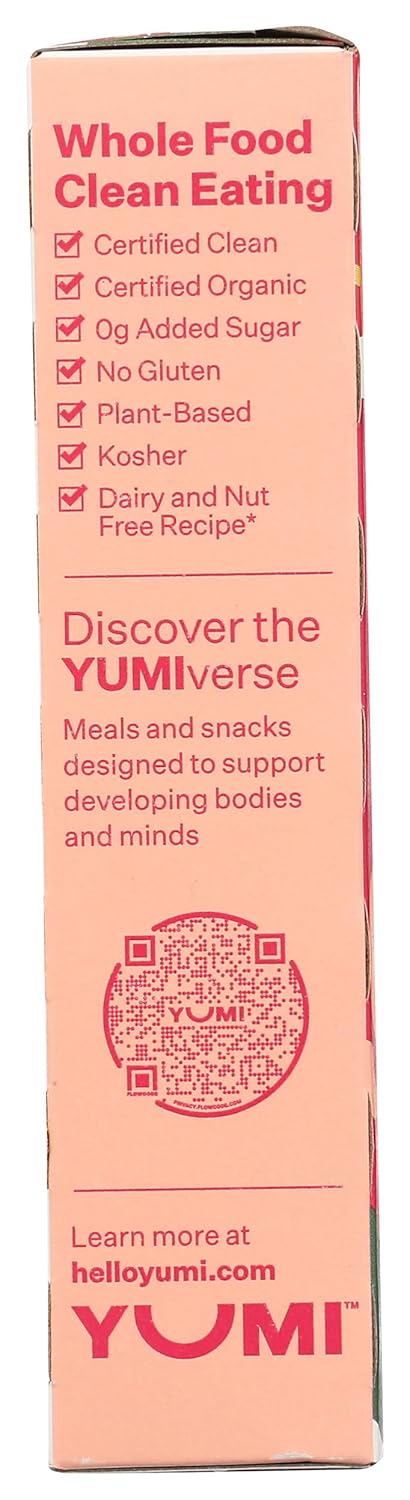 3.7 Yumi, Bars Toddler Strawberry Rhubarb Organic, Ounce