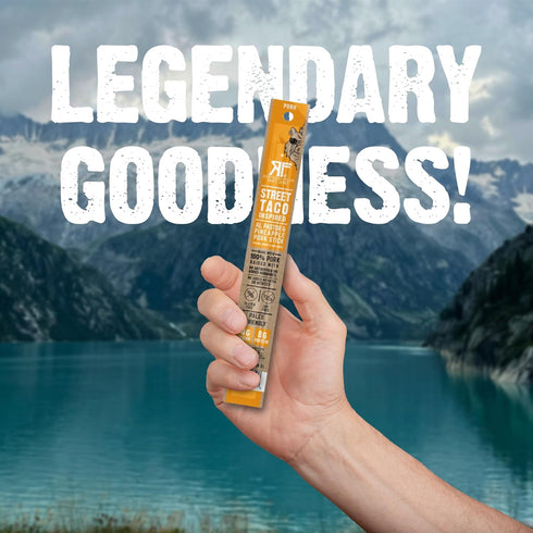 100% 8g 10 Count Righteous Felon Meat Sticks | Pasture Raised Pork | Protein per Stick | Keto, Gluten-Free, Low Sugar