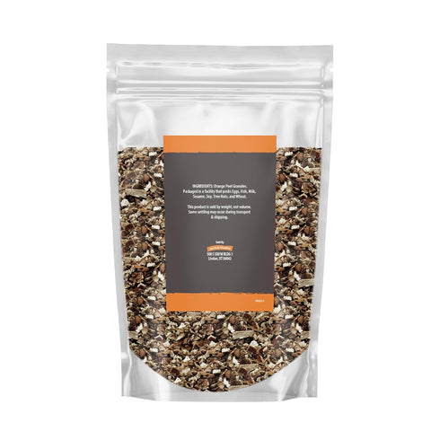 4 oz Birch & Meadow Orange Peel Granules, Dried Peels, Citrus Flavor