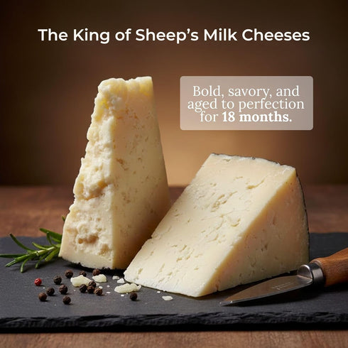 18 2 2.5 lb Alma Gourmet Pecorino Romano D.O.P. Gambero Rosso Award-Winning Imported Italian Hard Sheeps Milk Cheese