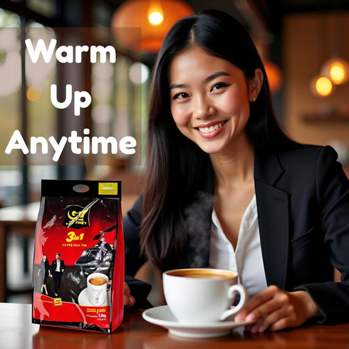 G7 3-in-1 100 x16g (1 Pack) Trung Nguyen Instant Premium Vietnamese Coffee Servings Sticks Beverage Vietnam Origin