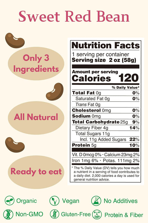 (2oz, 10packs) Eat More BeansSTEAMED ADZUKI SNACK -Sweet Red Bean, steamed bean, Organic Adzuki Beans, healthy USDA