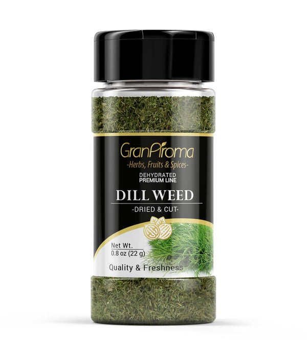 GranAroma Dill Weed, 0.8 Ounce, Light Taste for Garnish, Pickling & Brining