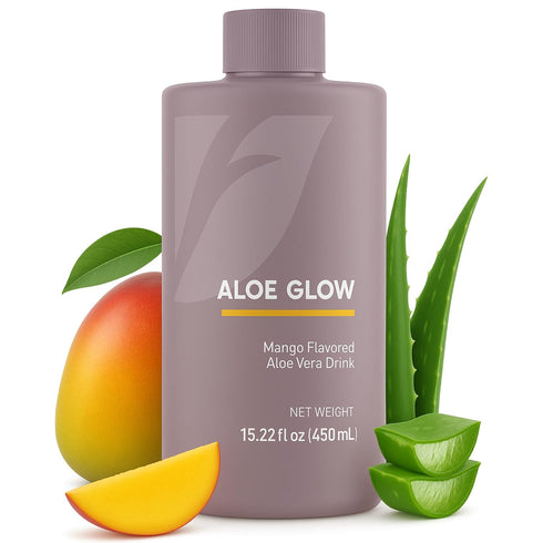 Generic Aloe Glow Mango Herbal Aloe Vera Dietary Fiber Supplement Drink Supports Digestive