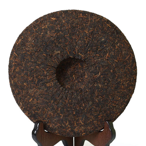 357g 12.59oz 2004 Puerh Tea Cake / Year Ripe Shu Laobanzhang Wild Ancient Tree Gongting Grade - Chinese Yunnan Puer