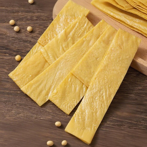 Generic 138g/About 12 Dried Tofu Skin Sheets Oil Bean Skin Soy Products Hot Pot Ingredients China Specialty Snacks