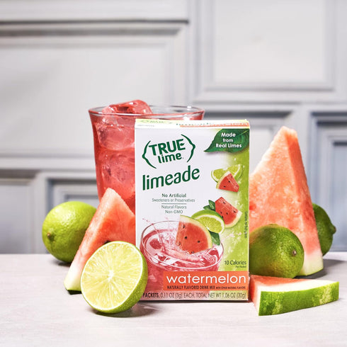 10 Count (Pack 12) True Citrus True Lime Watermelon Aqua Fresca