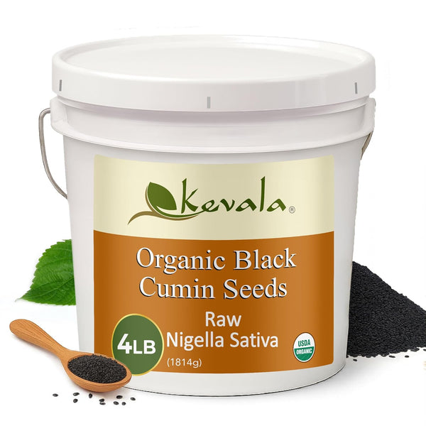 Kevala Organic Black Cumin Seeds - Nigella Sativa Seeds for Cooking and