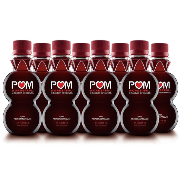 POM Wonderful 100% Pomegranate Juice, 8 Fl Oz (Pack of 8)