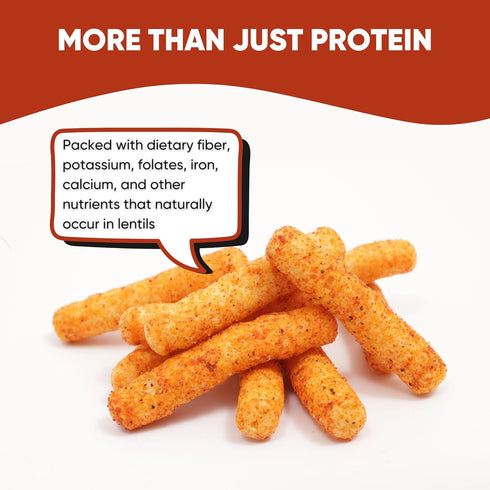Aggropops 18g 8g Pack 2 2 2 High Protein Lentil Snacks - Protein & Fiber Per Bag. Low Calorie, Vegan, Low Carb
