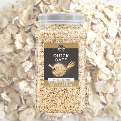3 lb, Birch & Meadow Quick Oats, Whole Grain, Hearty Ingredient, Breakfast & Dessert