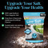39 oz 13 oz 100% Aromasong Low Sodium Sea Salt Bundle - Fine Grain Dead Sea Salt Mixed with Potassium Chloride, Bag