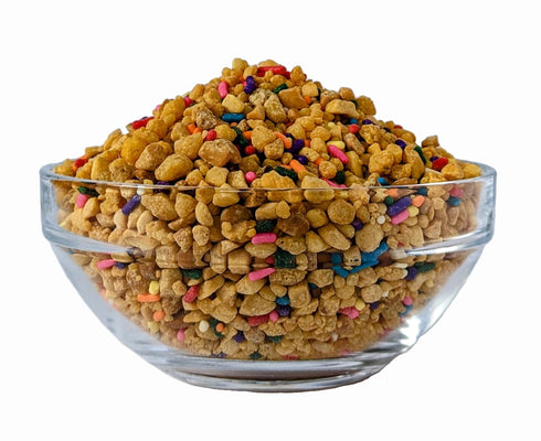1.25 Lbs. Peanut Brittle Crunch Coat Ice Cream Toppings by Medley hills farm in Reusable Container